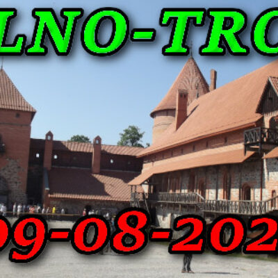 Dziedziniec Zamku w Trokach na Litwie