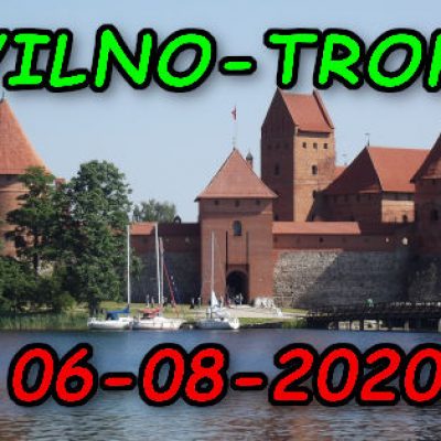 Zamek w Trokach Litwa 06-08-2020