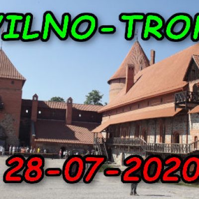 dziedziniec Zamku w Trokach 28-07-2020