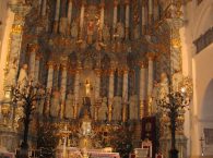 Bazylika katedralna Św. Franciszka Ksawerego nawa główna w Grodnie