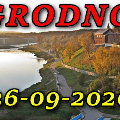 Rzeka niemen w Grodnie na Białorusi