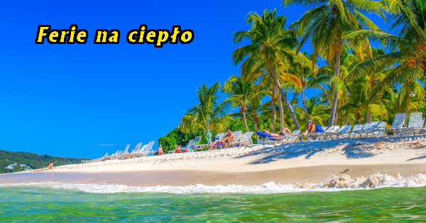 piaszczysta plaża na Dominikanie