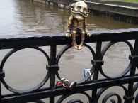 Rzeźba Dziadka Homlin w Kaliningradzie