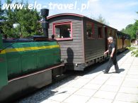 Pociąg Wąskotorówka Płociczno