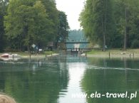 Śluza Przewięź Jezioro Studzieniczne