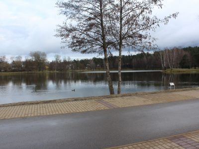 Jezioro Druskonis w Druskiennikach Litwa Uzdrowisko