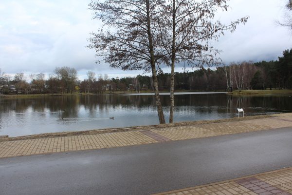 Jezioro Druskonis w Druskiennikach Litwa Uzdrowisko