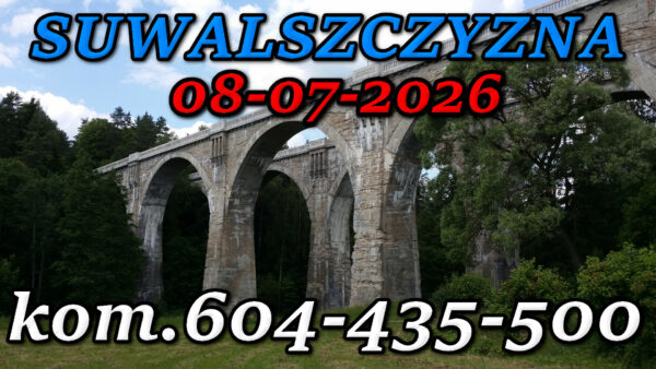 Mosty w Stańczykach, znane jako Wiadukty Północy lub Akwedukty Puszczy Rominckiej, to dwa bliźniacze, zabytkowe mosty kolejowe położone w miejscowości Stańczyki na Mazurach Garbatych. Wycieczka po Suwalszczyźnie 8 lipca 2026