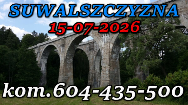 Mosty w Stańczykach, znane jako Wiadukty Północy lub Akwedukty Puszczy Rominckiej, to dwa bliźniacze, zabytkowe mosty kolejowe położone w miejscowości Stańczyki na Mazurach Garbatych. Wycieczka po Suwalszczyźnie 15 lipca 2026
