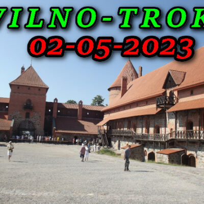 Dziedziniec Zamku w Trokach Wielkich Książąt Litewskich