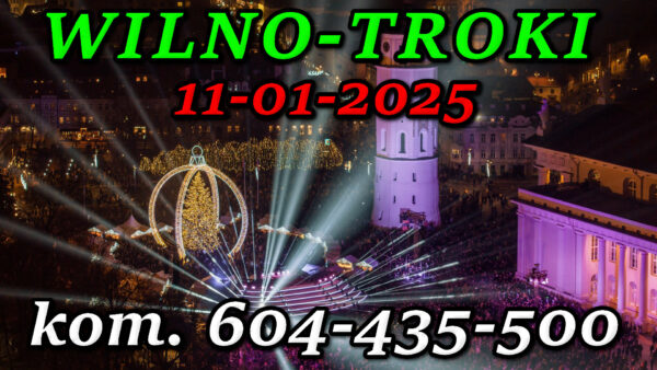 Starówka Wileńska. Choinka Bożonarodzeniowa w Wilnie