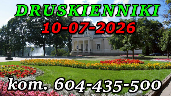 Muzeum Miejskie - Willa Kiersnowskich w Druskiennikach na Litwie. Wycieczka do Druskiennik 10-07-2026