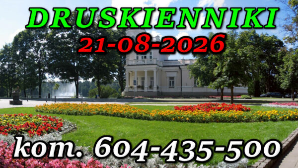 Muzeum Miejskie - Willa Kiersnowskich w Druskiennikach na Litwie. Wycieczka do Druskiennik 21-08-2026