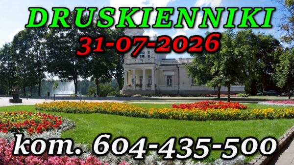 Muzeum Miejskie - Willa Kiersnowskich w Druskiennikach na Litwie. Wycieczka do Druskiennik 31-07-2026