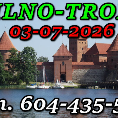 Zamek Wielkich Książąt Litewskich w Trokach nad jeziorem Galwe na Litwie.