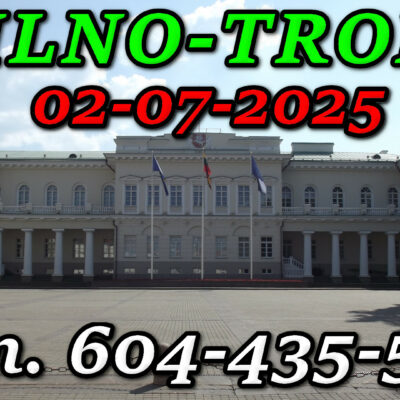 Pałac Prezydencki w Wilnie. Wycieczka do Wilna i Trok 02-07-2025