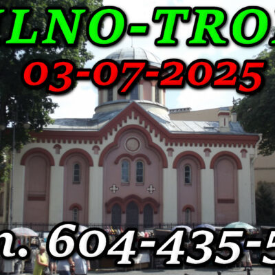 Cerkiew św. Paraskiewy Piątnicy w Wilnie. Wycieczka do Wilna i Trok 03-07-2025.