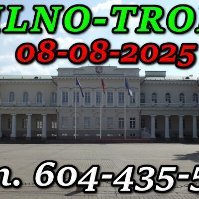 Pałac Prezydencki w Wilnie. Wycieczka do Wilna i Trok 08-08-2025.