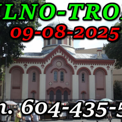 Cerkiew św. Paraskiewy Piątnicy w Wilnie. Wycieczka do Wilna i Trok 09-08-2025.