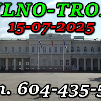 Pałac Prezydencki w Wilnie. Wycieczka do Wilna i Trok 15-07-2025.