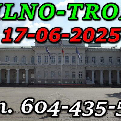 Pałac prezydencki w Wilnie. Wycieczka do Wilna i Trok 17-06-2025.