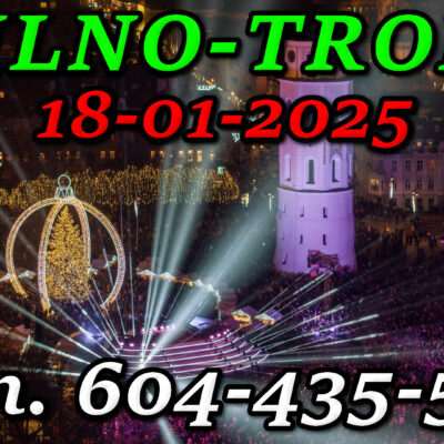 Choinka Bożonarodzeniowa Wilno. Starówka Wileńska