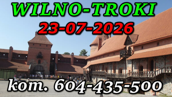 Dziedziniec Zamku w Trokach. Wielkich Książąt Litewskich.