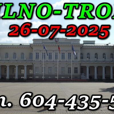 Pałac Prezydencki w Wilnie. Wycieczka do Wilna i Trok 26-07-2025.