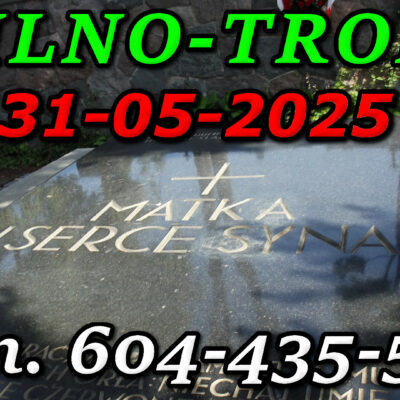 Mauzoleum Matka i Serce Syna Na Rossie w Wilnie. Wycieczka do Wilna i Trok 31.05.2025