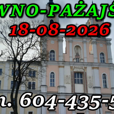 Zamek w Kownie. Wycieczka do Kowna i Pażajście 18-08-2026