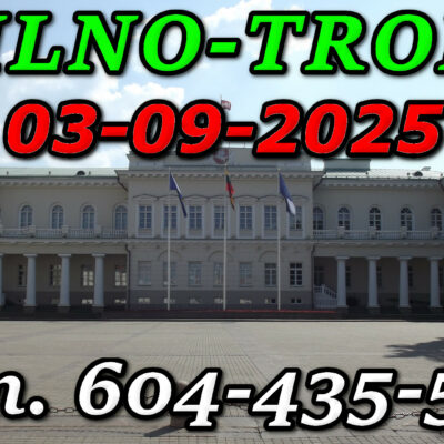 Pałac Prezydencki w Wilnie. Wycieczka do Wilna i Trok 03-09-2025.