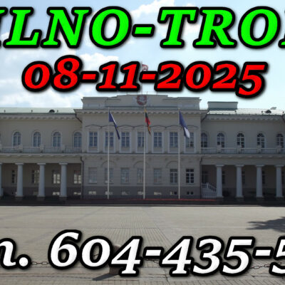 Pałac Prezydencki w Wilnie. Wycieczka do Wilna i Trok 08-11-2025.