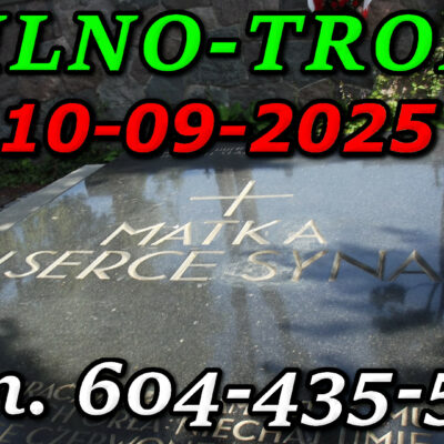 Mauzoleum Matka i Serce Syna na cmentarzu na Rossie w Wilnie. Wycieczka do Wilna i Trok 10-09-2025.