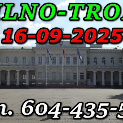 Pałac Prezydencki w Wilnie. Wycieczka do Wilna i Trok 16-09-2025.