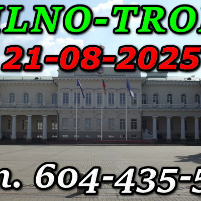 Pałac Prezydencki w Wilnie. Wycieczka do Wilna i Trok 21-08-2025.