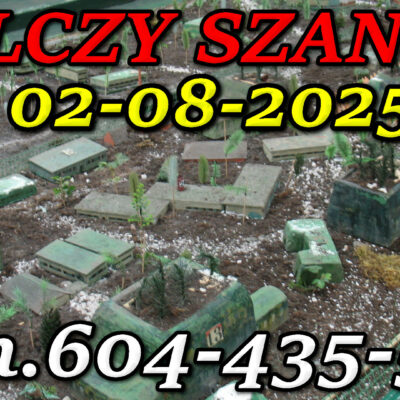 Makieta Wilczego Szańca. GIerłoż, Mamerki, mazury. Wycieczka do Wilczego Szańca 02-08-2025