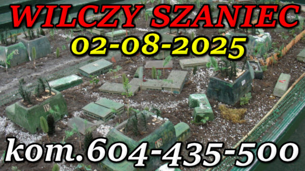 Makieta Wilczego Szańca. GIerłoż, Mamerki, mazury. Wycieczka do Wilczego Szańca 02-08-2025