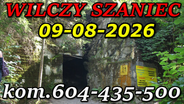 Bunkier Centrala Dalekopisowa Wilczy Szaniec. Mazury. Wycieczka do Wilczego Szańca 09-08-2026