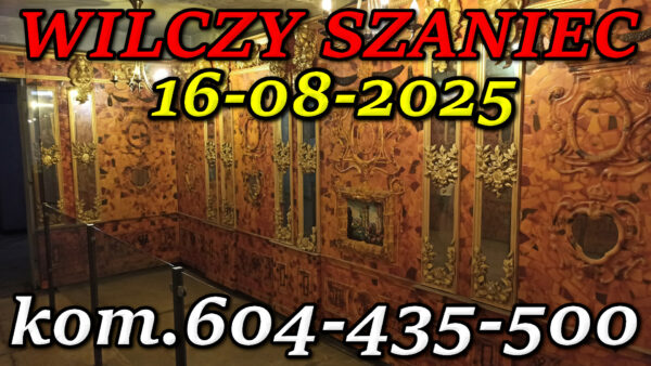 Bursztynowa Komnata w Mamerkach, mazury. Wycieczka do Wilczego Szańca 16-08-2025