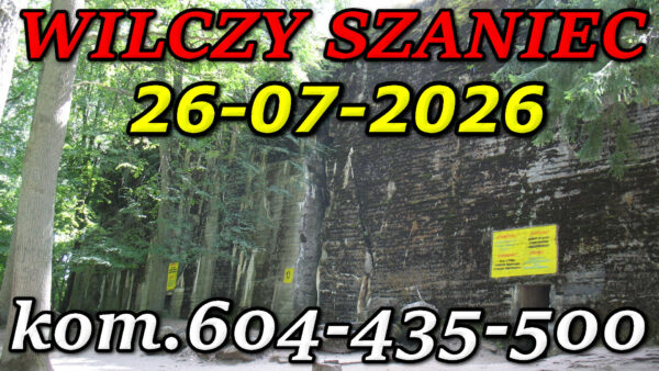 Bunkier Centrala Dalekopisowa Wilczy Szaniec. Mazury. Wycieczka do Wilczego Szańca 26-07-2026