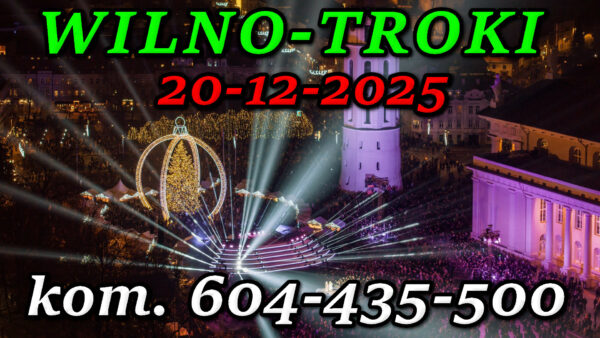 Wycieczka do Wilna 20.12.2025  – Jarmark Bożonarodzeniowy 2025 z Ela-Travel. @ Augustów, Rynek Zygmunta Augusta 15