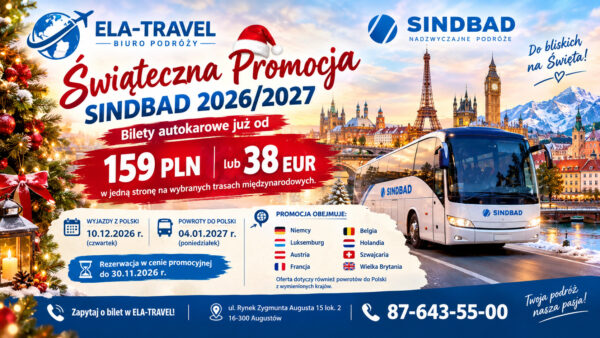 Świąteczna promocja Sindbad – Boże Narodzenie 2026/2027