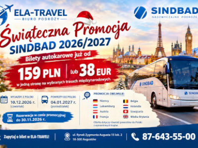 Świąteczna promocja Sindbad – Boże Narodzenie 2026-2027
